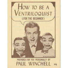 Paul Winchell Dummy Pamphlet - 1966