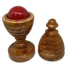 Ball and Vase - Exotic Wood