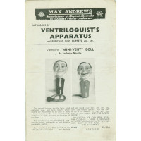 Max Andrews Catalogue of Ventriloquist's Apparatus