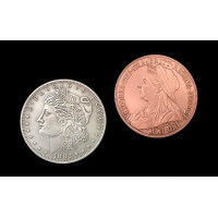 Morgan Dollar Replica Sun and Moon Coin Set PLUS