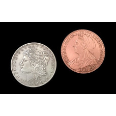 Morgan Dollar Replica Sun and Moon Coin Set PLUS