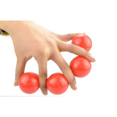 Multiplying Billiard Balls - Red - SOLID RUBBER