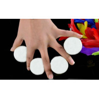 Multiplying Billiard Balls - White - SOLID RUBBER
