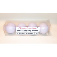 Multiplying Billiard Balls - WHITE Featherlite