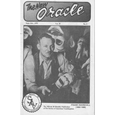 The New Oracle Magazine Volume 4 Number 5 - Frank Marshall Cover