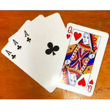 The Only Three Card Trick in the World Using Four Cards - Super JUMBO