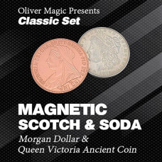 Scotch and Soda - Magnetic Locking Morgan Dollar Coin Set