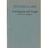 Ventriloquism Self Taught - Book by Hereward Carrington