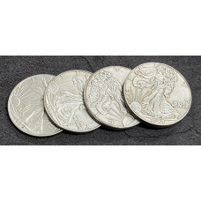 Walking Liberty Half Dollar Quad Coin